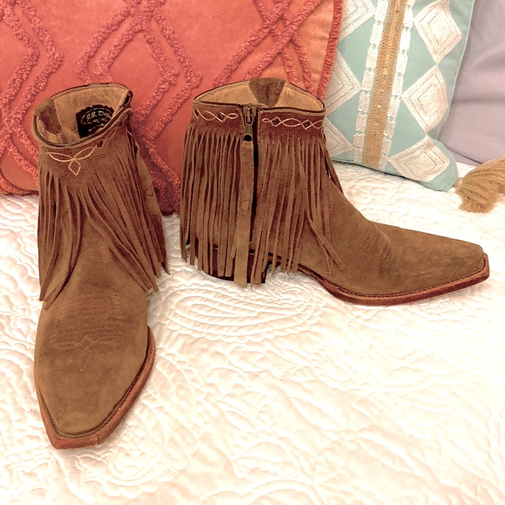 J.B. Dillon fringe cowboy boot